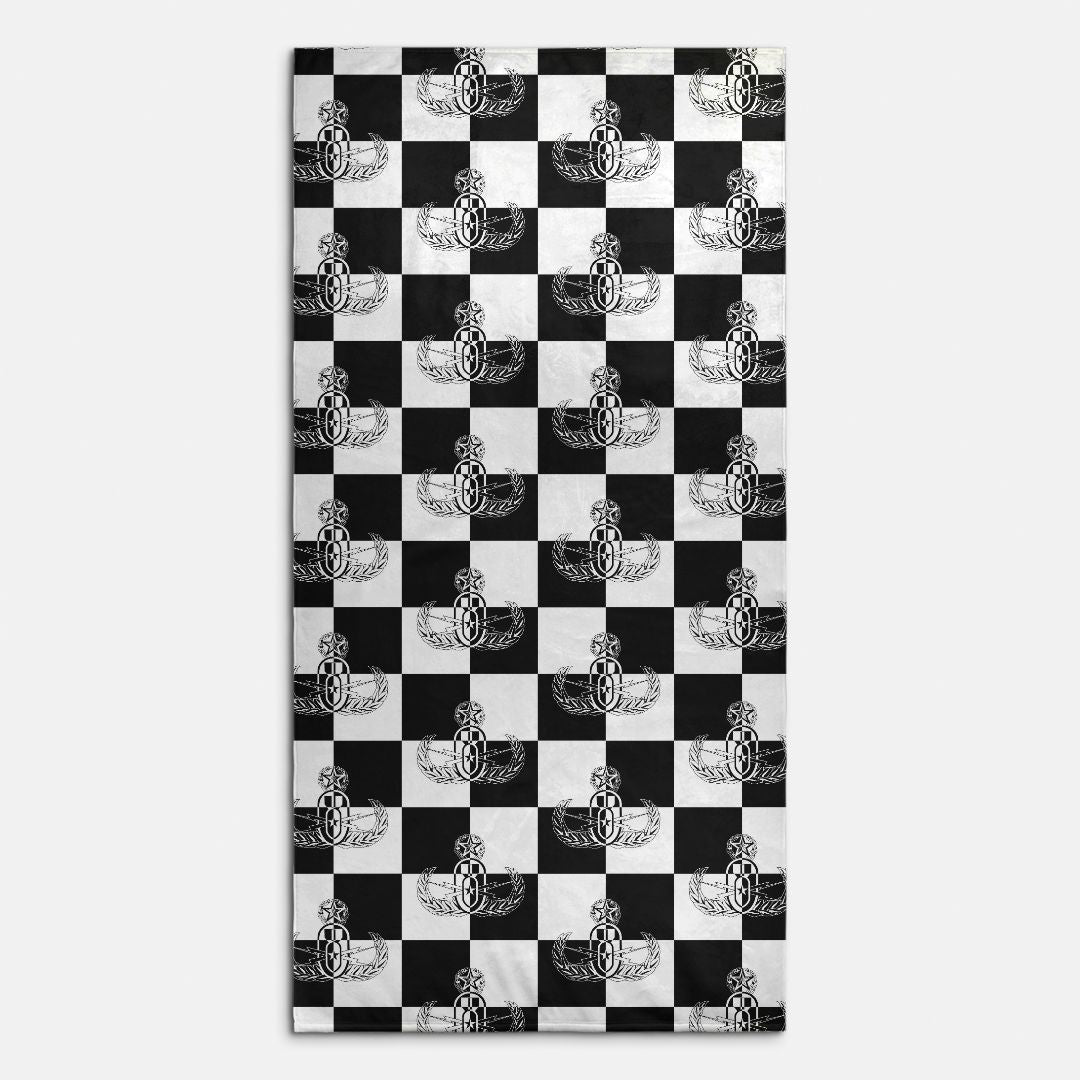Beach Towel - "EOD Checkered Flag"