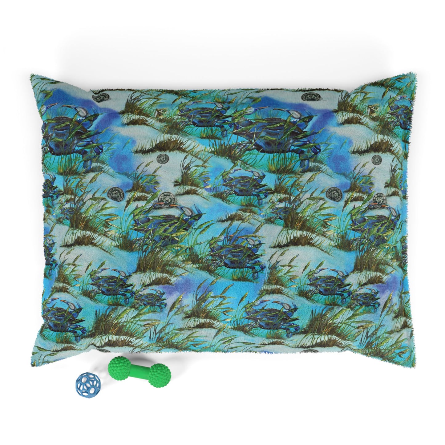 Pet Bed — "Crab Island Treasure"