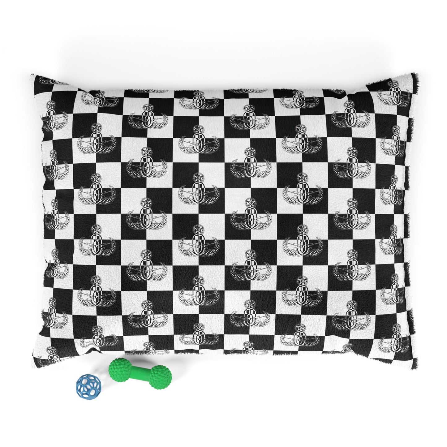 Pet Bed — "EOD Checkered Flag"