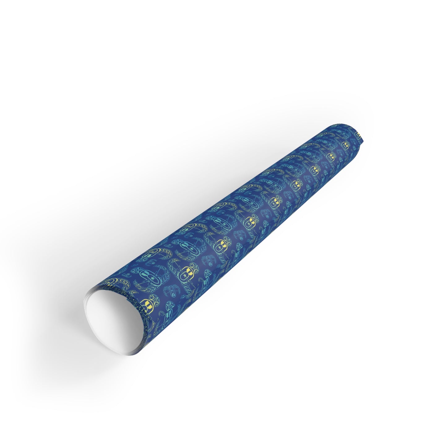 Wrapping Paper - "EOD BOMBre" (Yellow/Turquoise/Green)