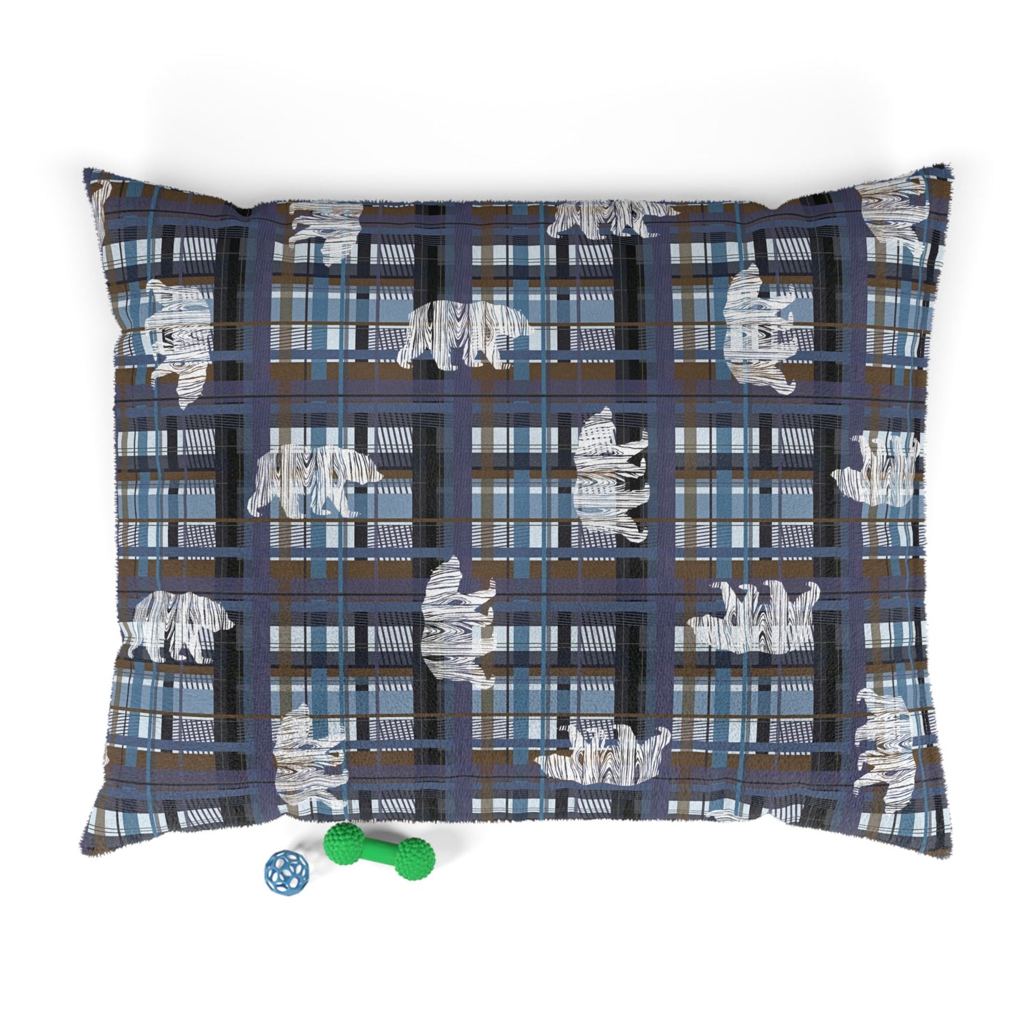 Pet Bed — "Wood Grain Bear"