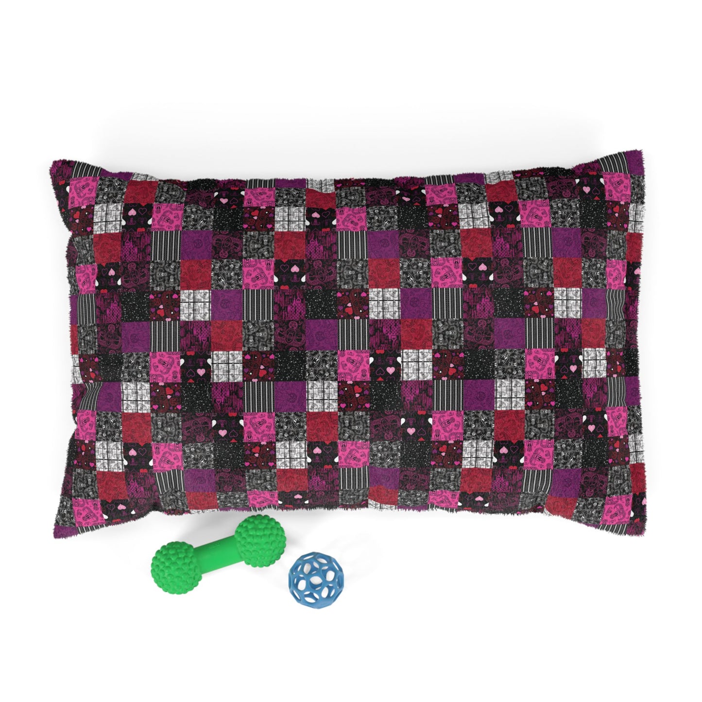 Pet Bed — "EOD Patchwork" (Pinks)