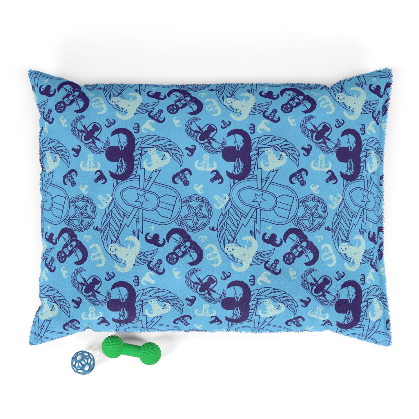 Pet Bed — "EOD Party" (Light Blue)