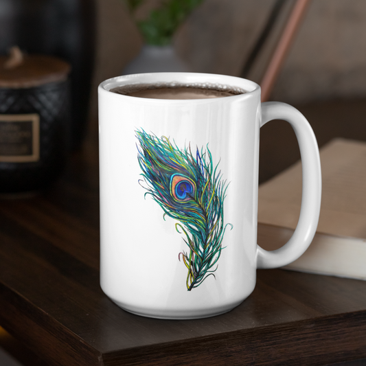Mug - Peacock Feather