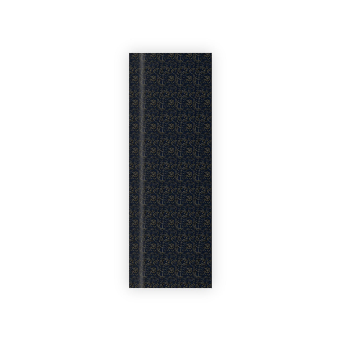 Wrapping Paper - "EOD Mixed Badges" (Gold on Dark Blue)