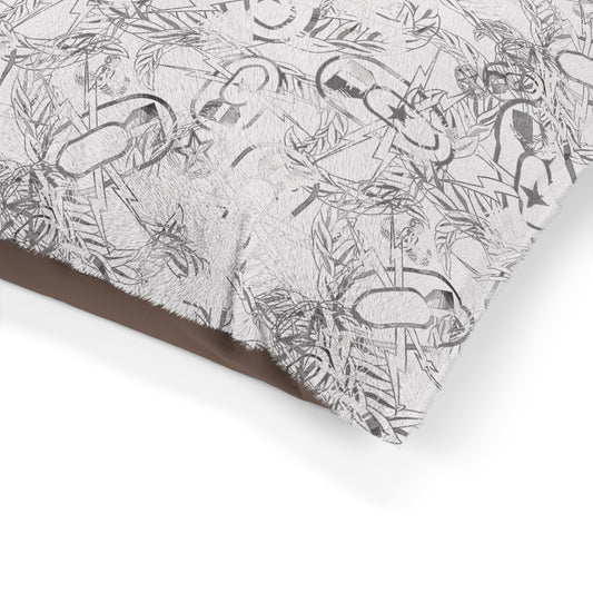 Pet Bed — "It's 5 o'clock Somewhere" (Silver)