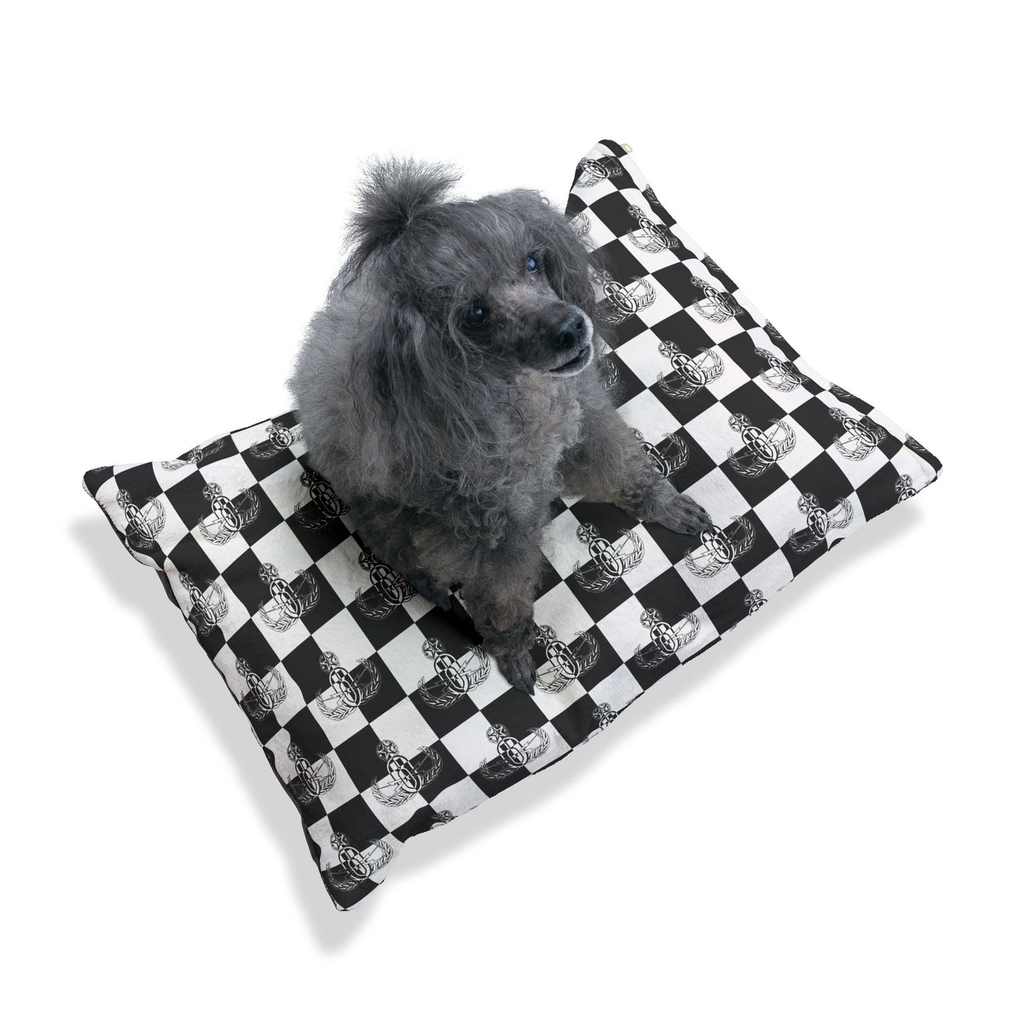 Pet Bed — "EOD Checkered Flag"