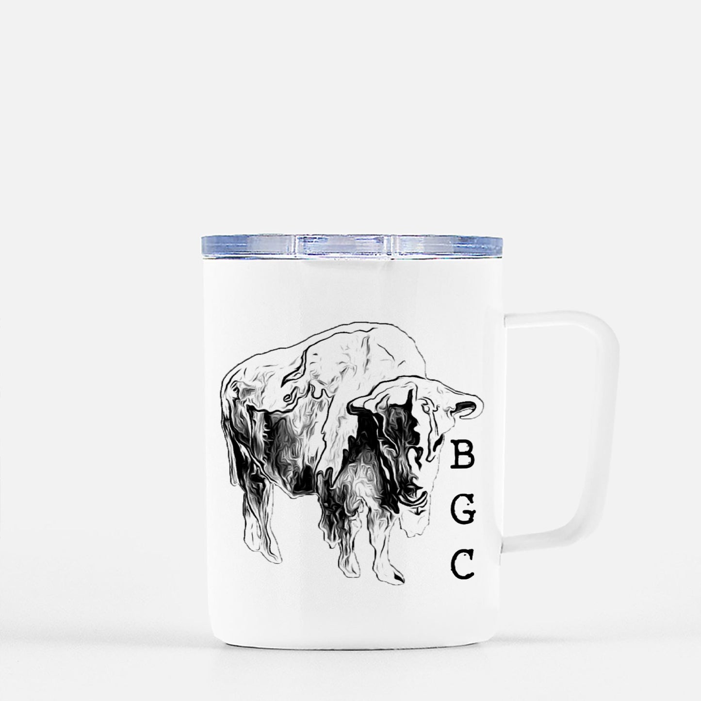 Travel Mug - "Melting Bison"