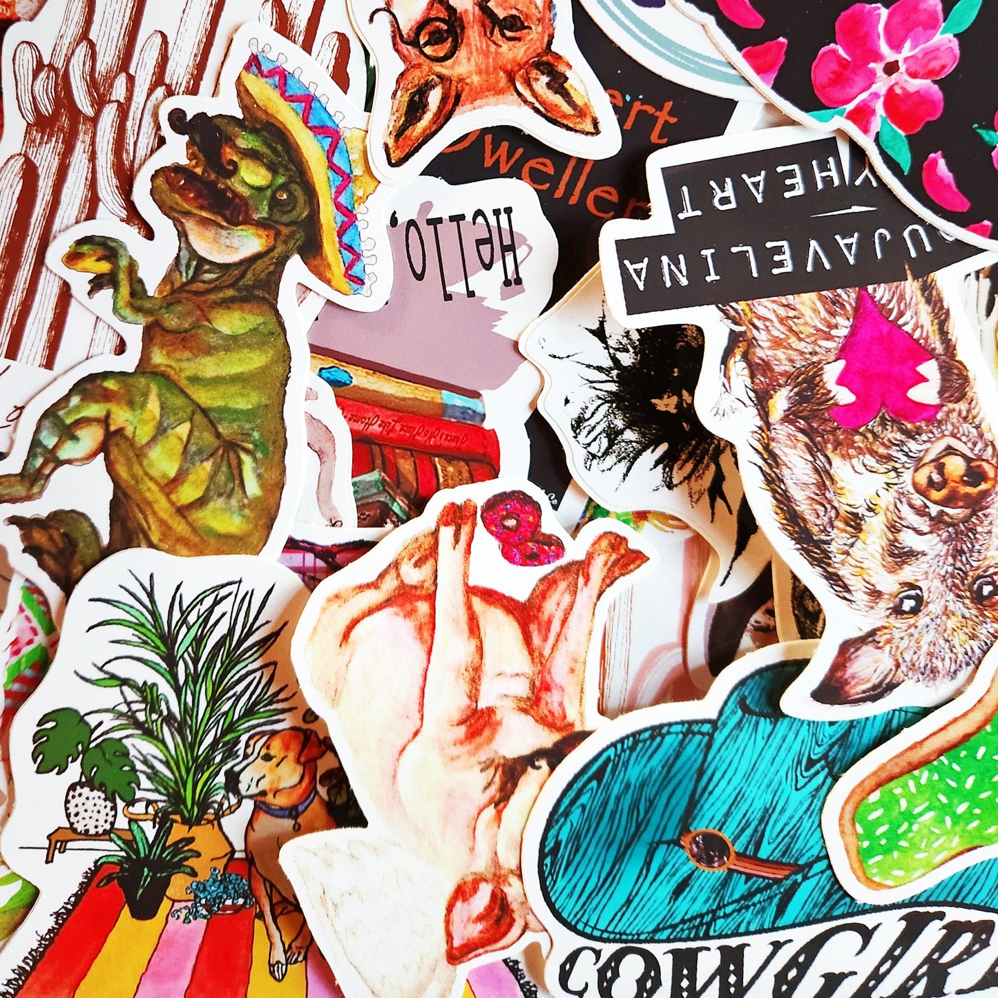 Sienna-Menna the Pittie Vinyl Sticker/Decal