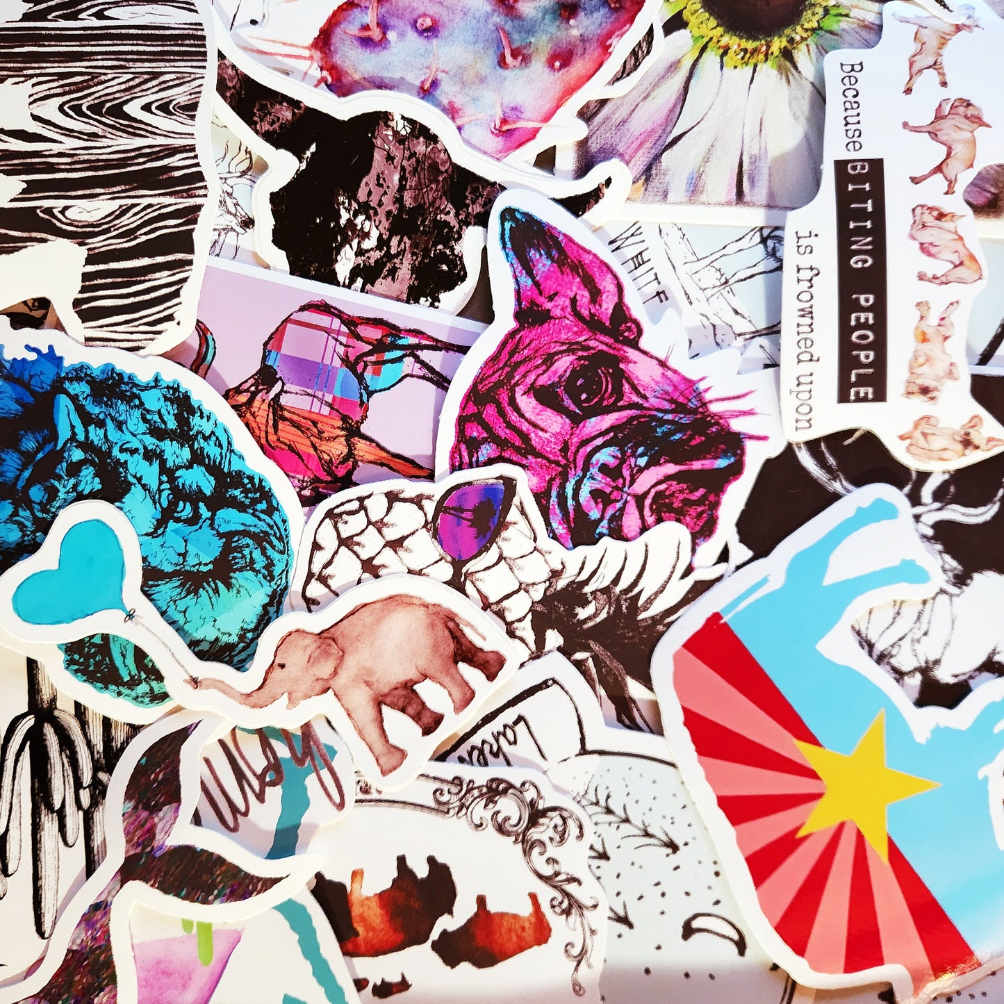 Vinyl Sticker/Decal - "AZ White Elk"