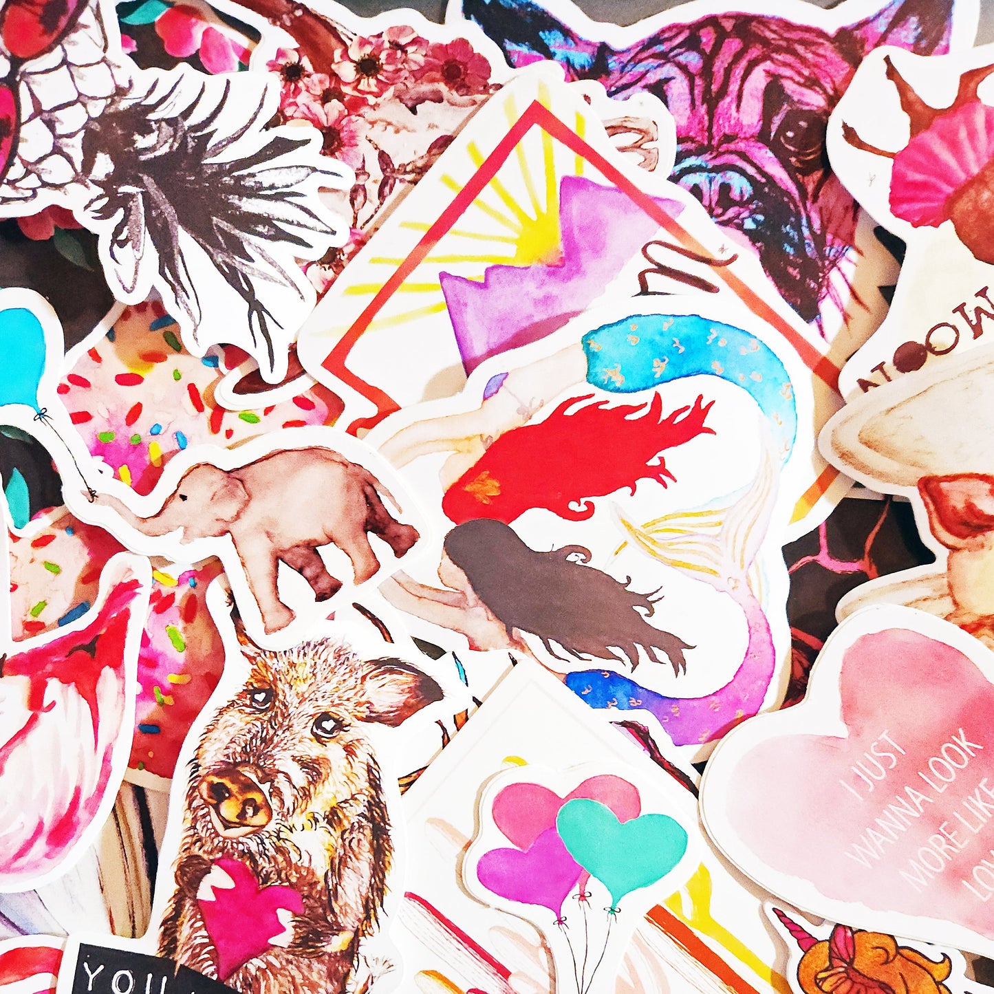 "I Heart Mermaids" Vinyl Sticker/Decal
