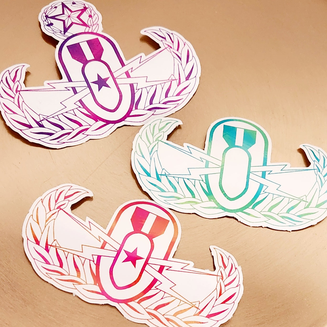 "It's 5 o'clock Somewhere" EOD Master Badge Sticker/Decal