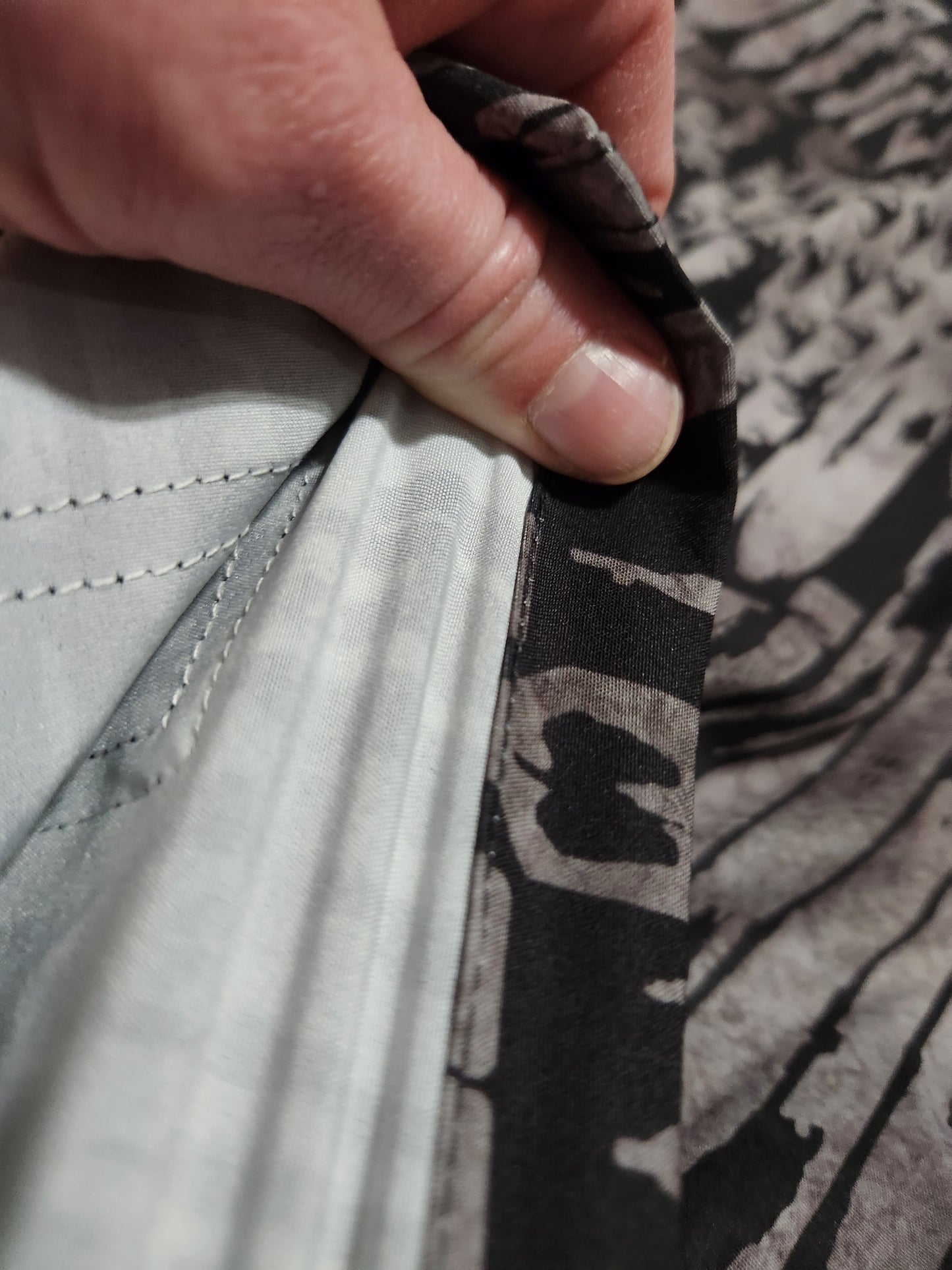 Men's Board Shorts - "EOD Bomb Flag" (Grey on Black)