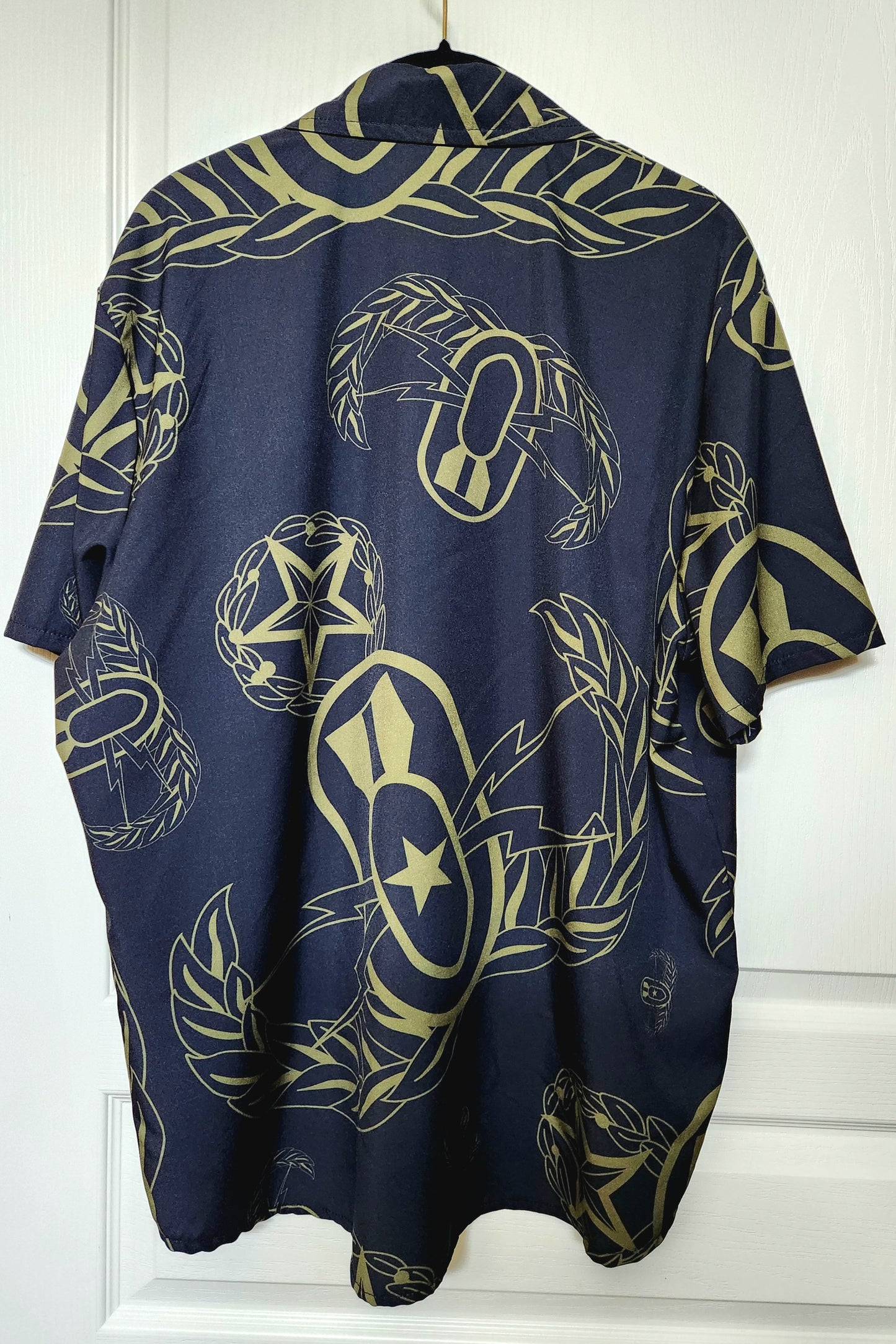 "OD Green on Black" EOD Hawaiian/Button-up Shirt