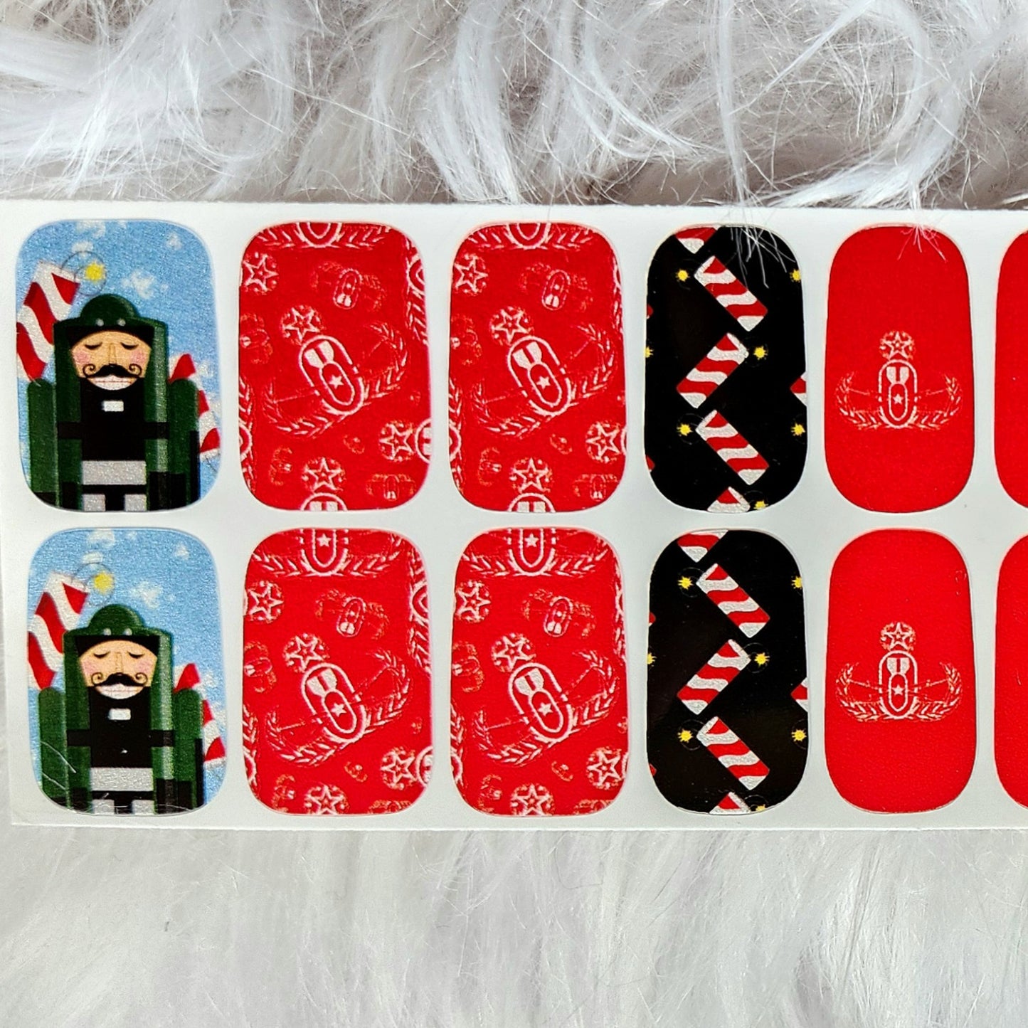 Nail Art Strips - "EOD Nutcracker"