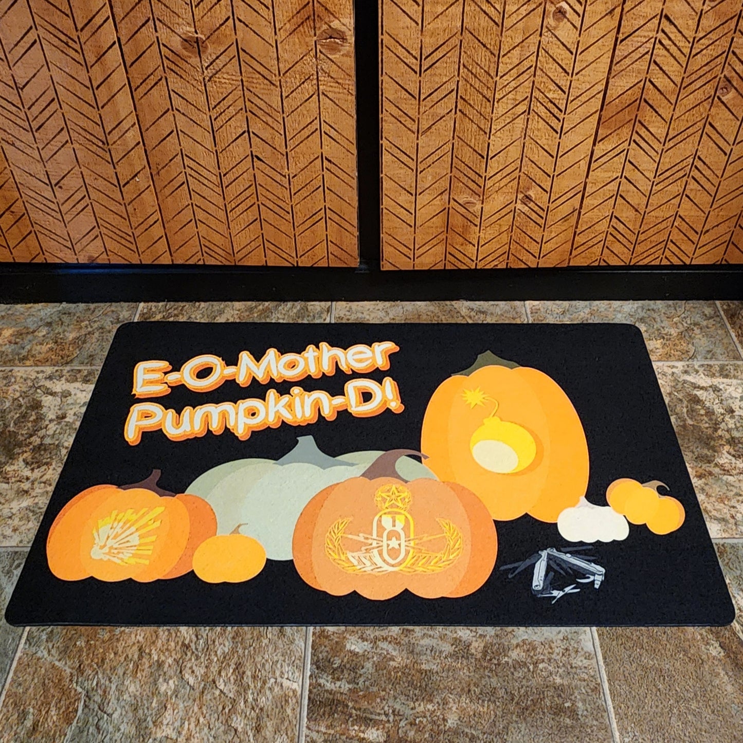 Kitchen Mat - "E-O-Mother Pumpkin-D"
