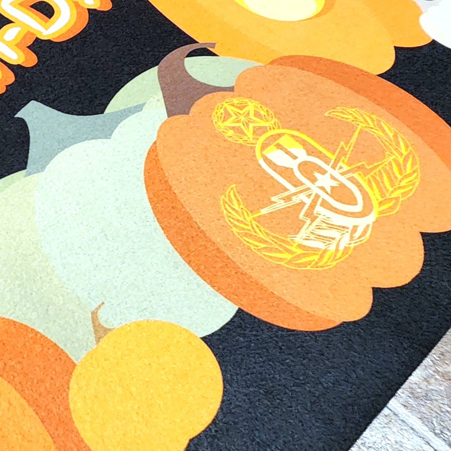 Kitchen Mat - "E-O-Mother Pumpkin-D"