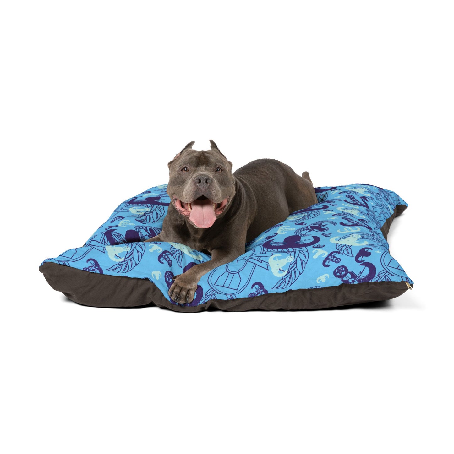 Pet Bed — "EOD Party" (Light Blue)