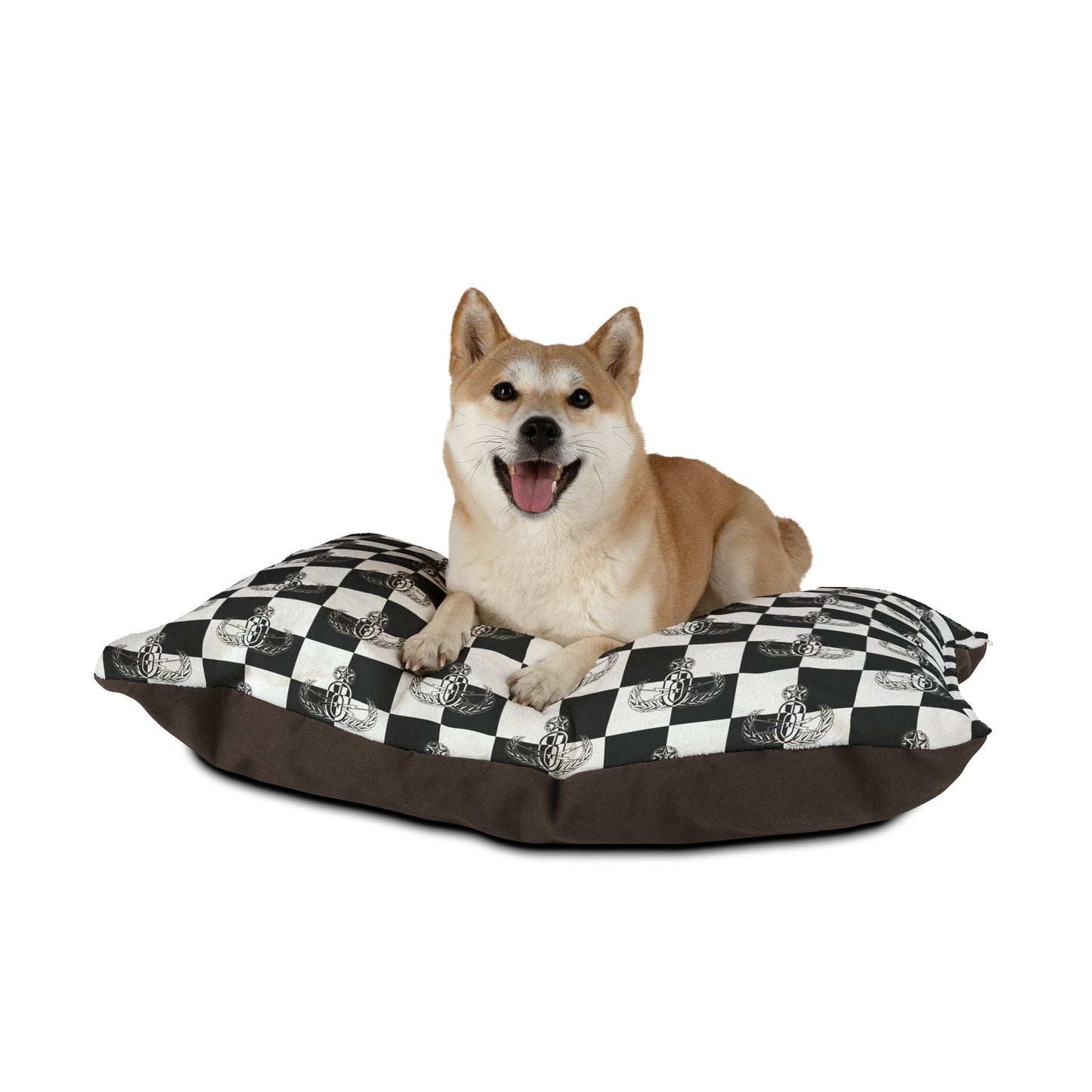 Pet Bed — "EOD Checkered Flag"