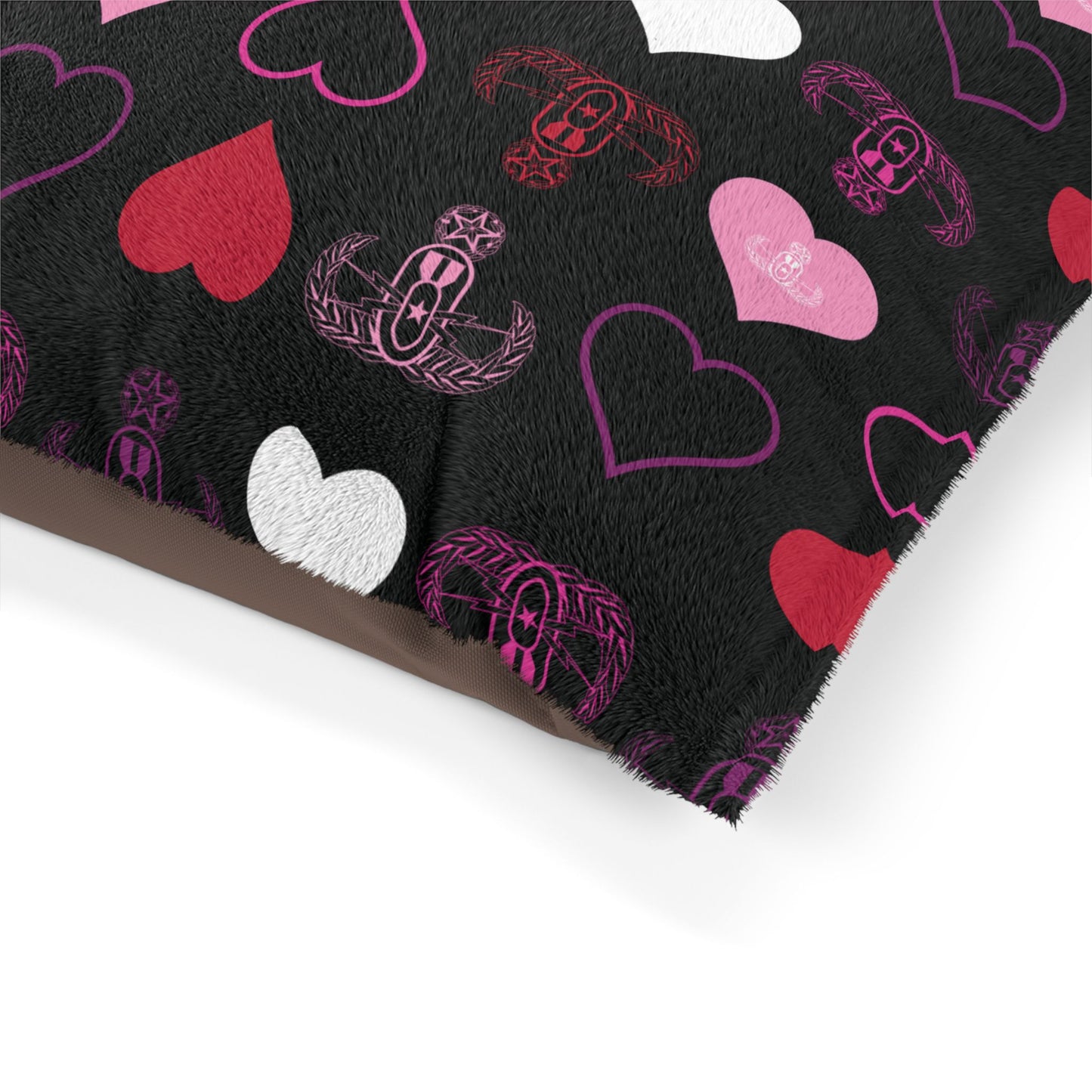 Pet Bed — "I Heart EOD"