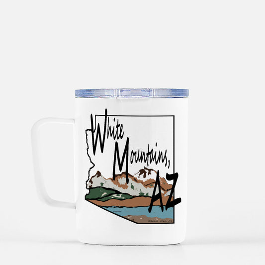Travel Mug - "White Mountains, AZ"