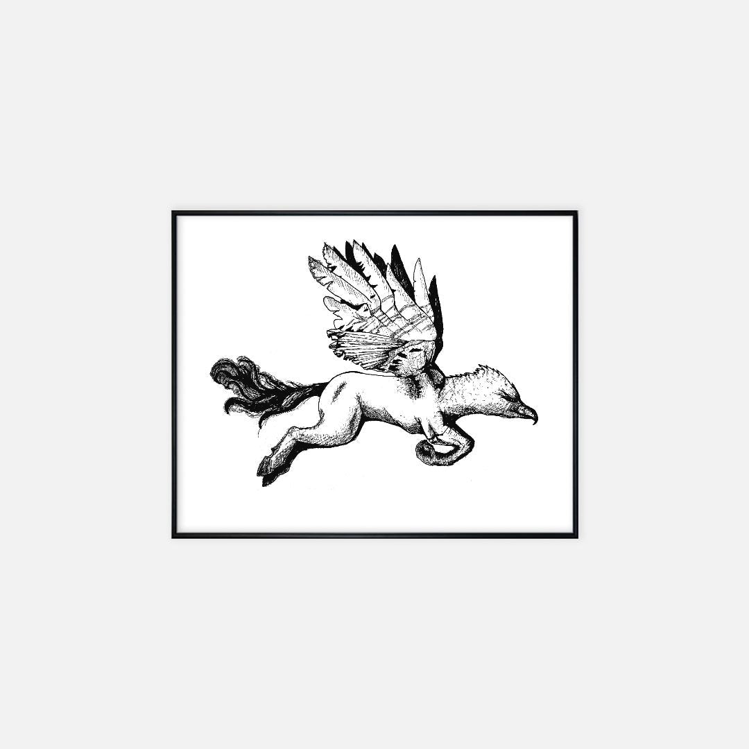 "Hippogriff" - Print (16" x 20")