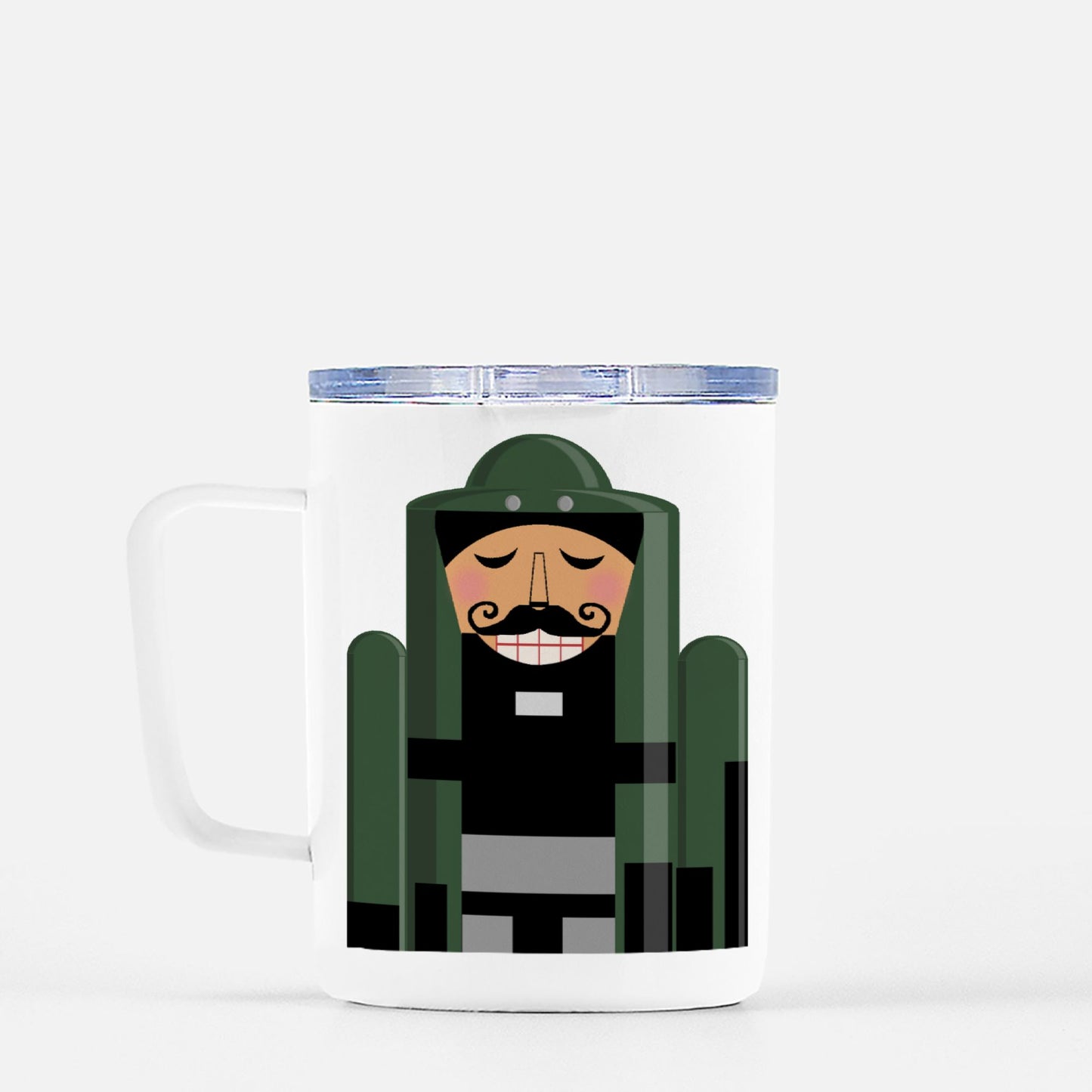 Travel Mug - "Bomb Suit Nutcracker"
