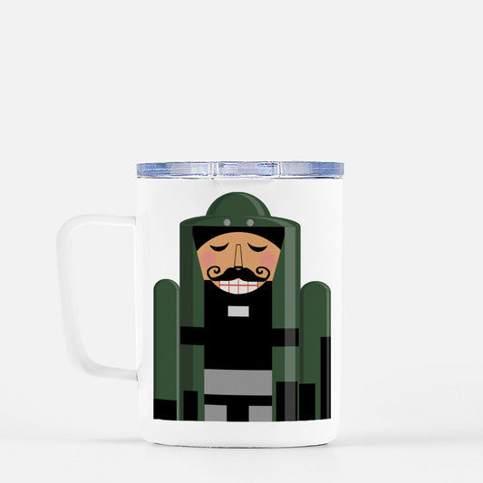 Travel Mug - "Bomb Suit Nutcracker"