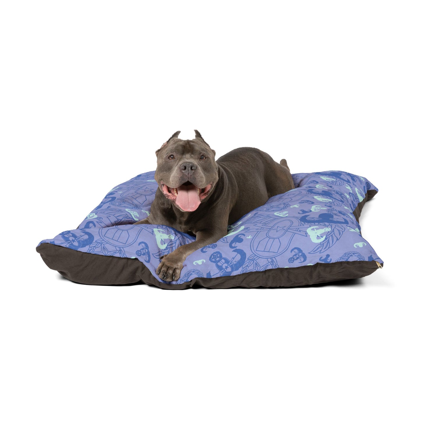 Pet Bed — "EOD Party" (Periwinkle)