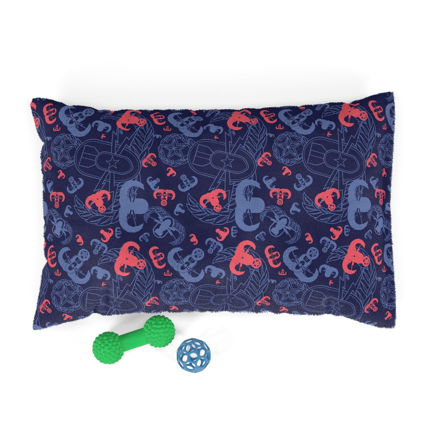 Pet Bed — "EOD Party" (Blue)