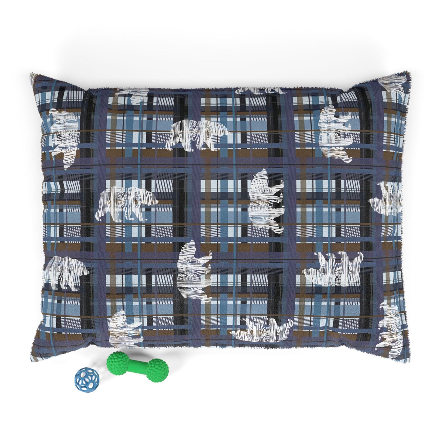 Pet Bed — "Wood Grain Bear"