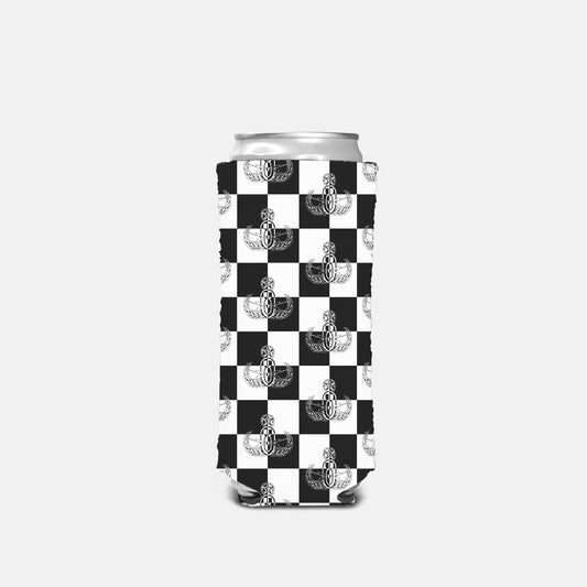 Print On Demand - Slim Can Cooler - "EOD Checkered Flag"