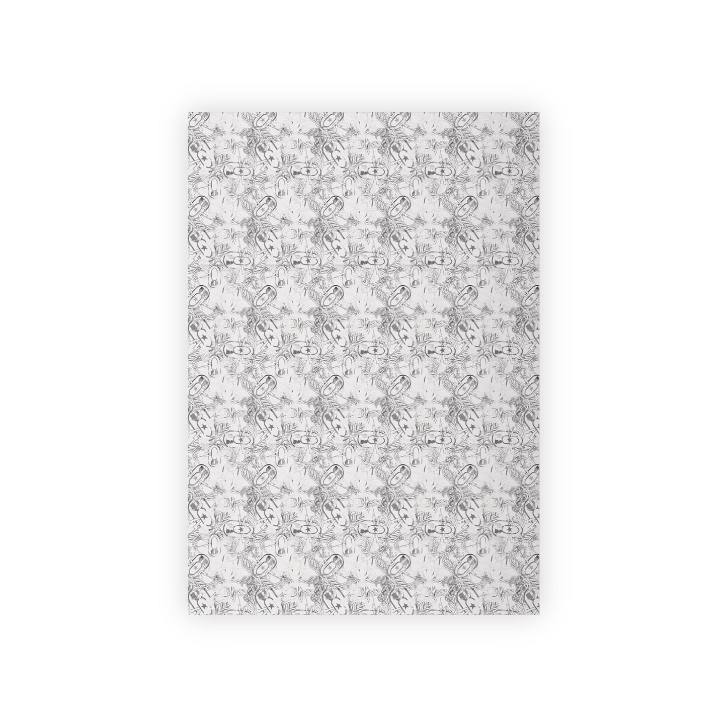 Wrapping Paper - "It's 5 o'clock Somewhere" (Silver)
