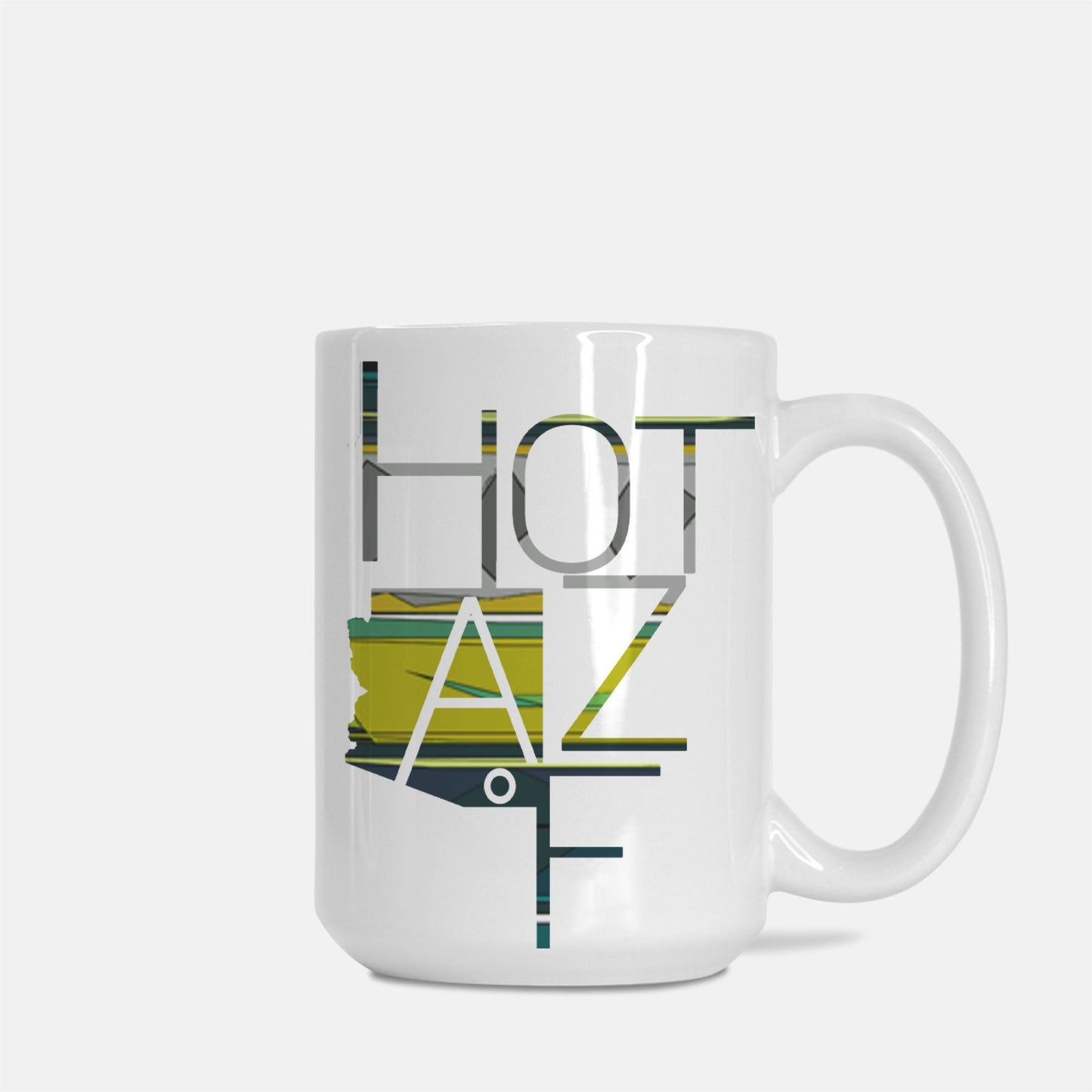 Mug - "Hot AZ F" (Chartreuse)