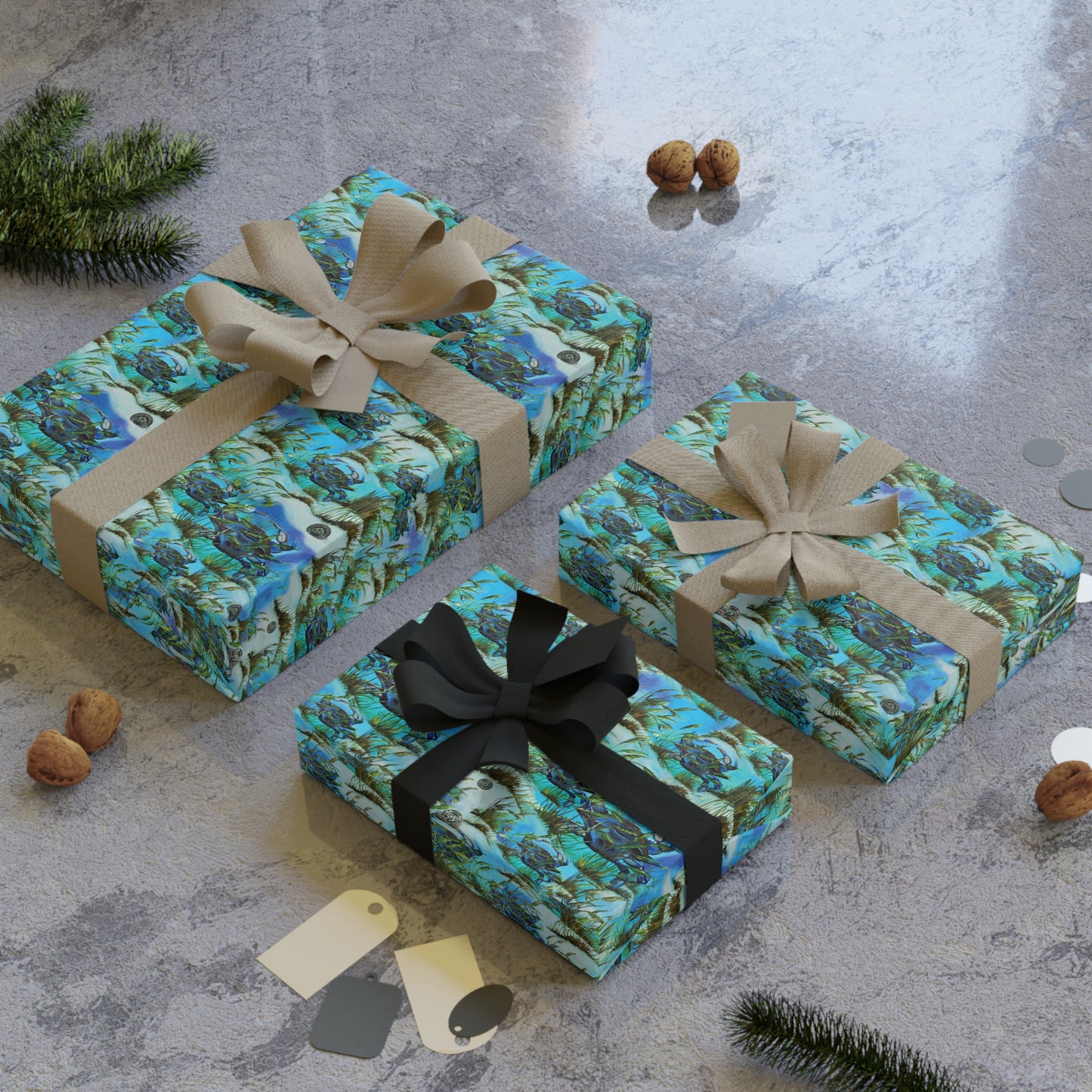 Wrapping Paper - "Crab Island Treasure"
