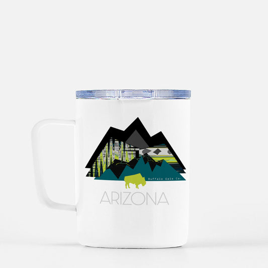 Travel Mug - "Chartreuse Mountains ARIZONA"