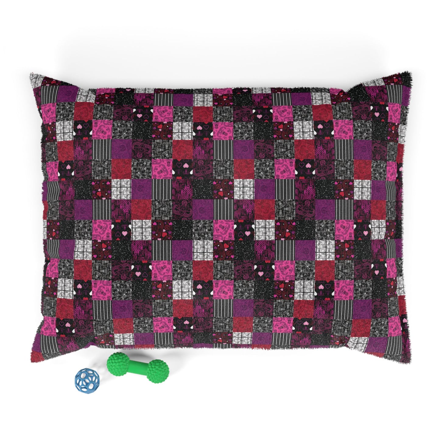 Pet Bed — "EOD Patchwork" (Pinks)