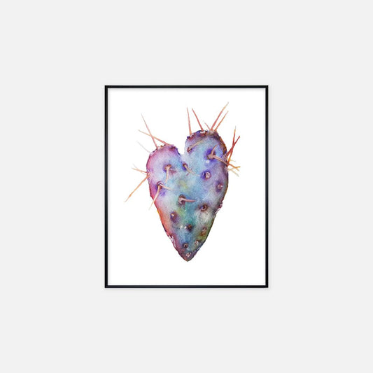 Print (16" x 20") - "Cactus Heart"