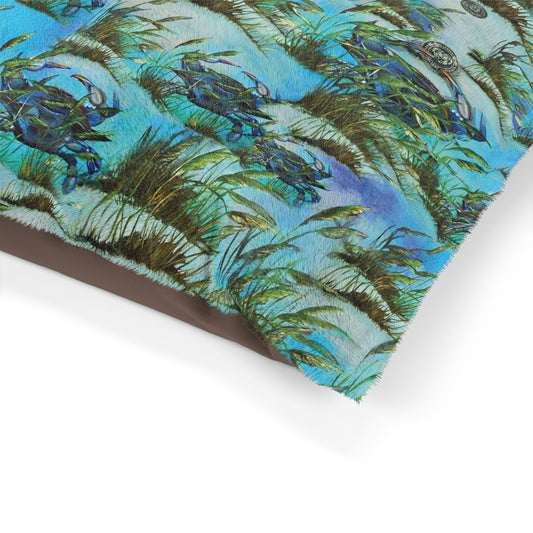 Pet Bed — "Crab Island Treasure"