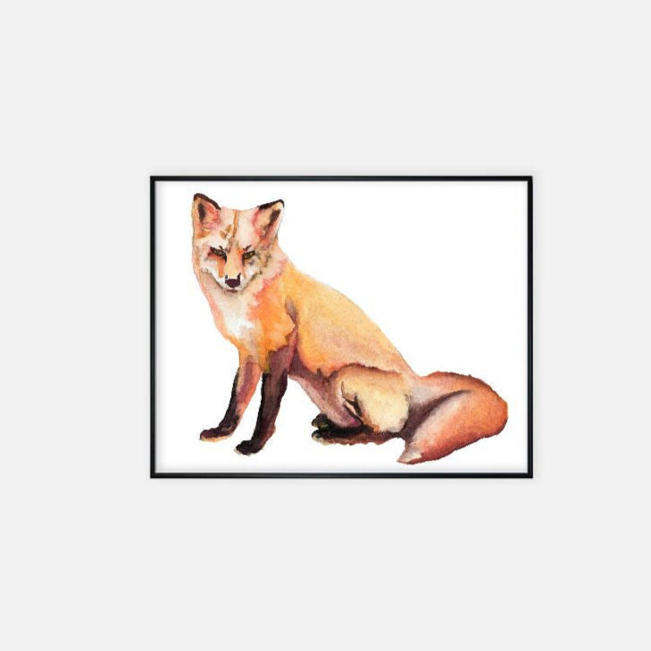 "Fox" - Print (11" x 14")