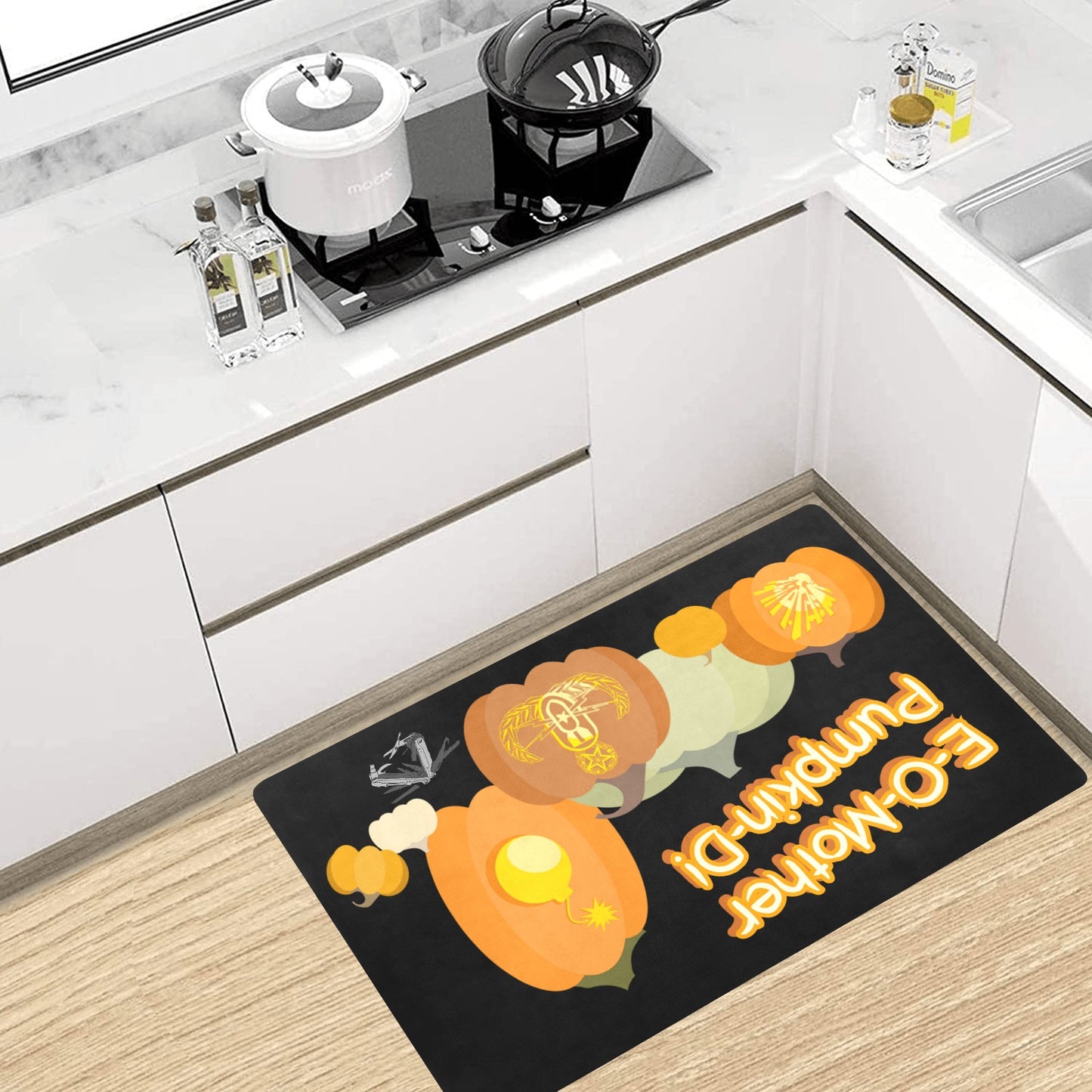 Kitchen Mat - "E-O-Mother Pumpkin-D"