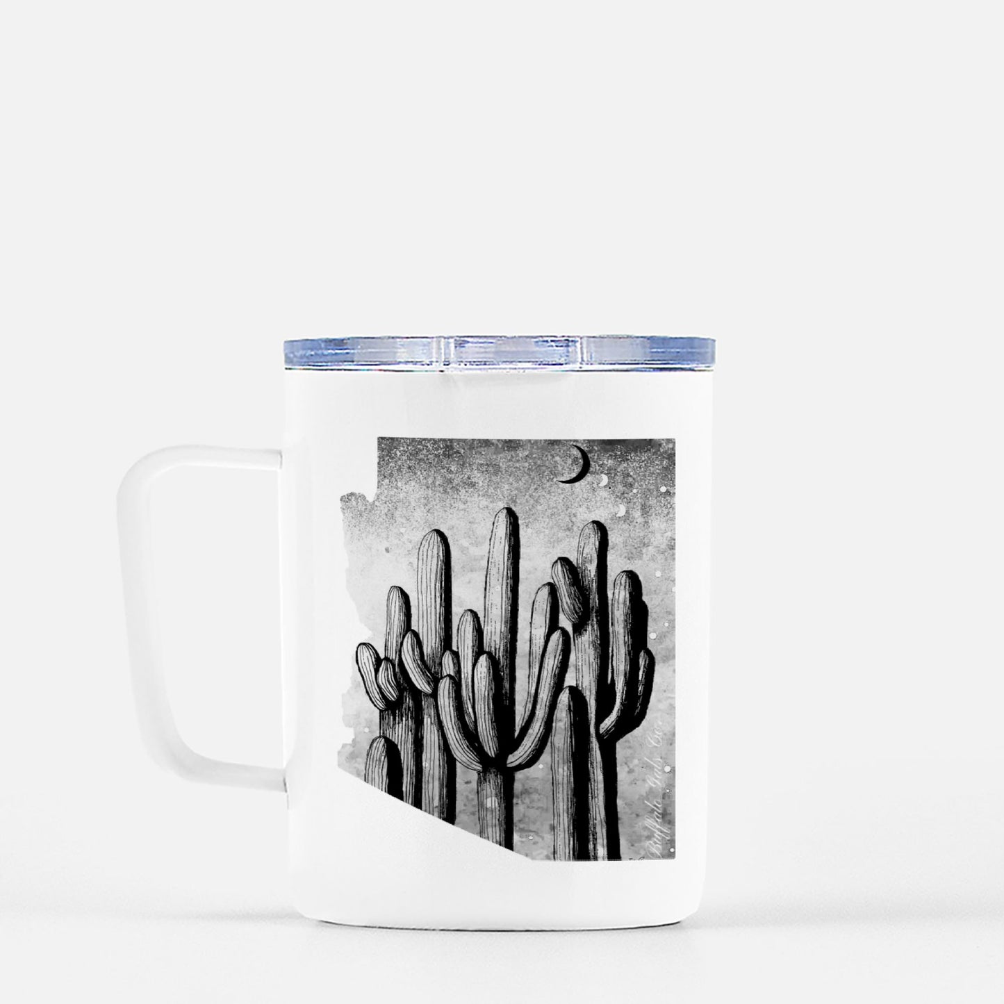 Travel Mug - "Saguaro Forest AZ"