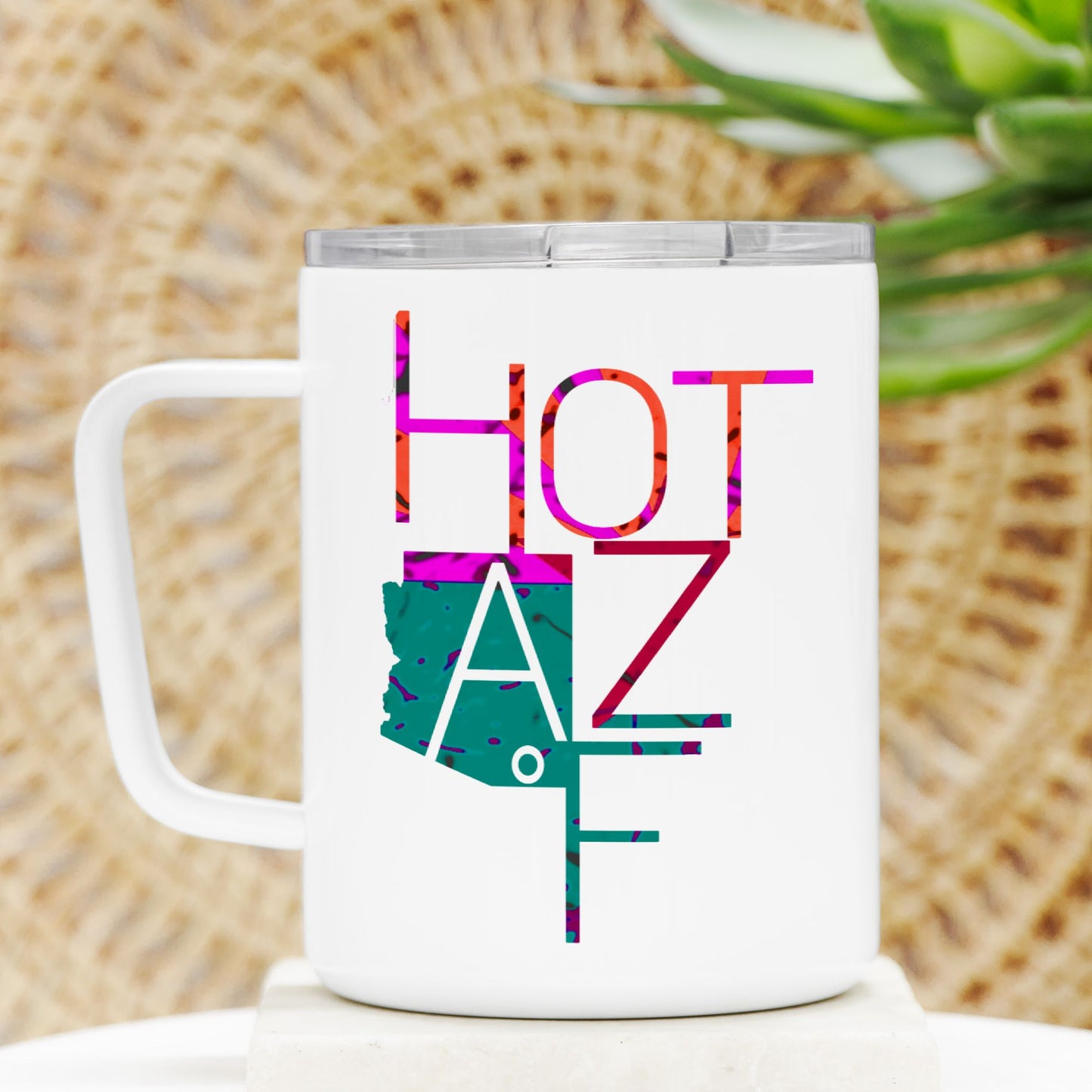 Travel Mug - "Hot AZ F" (Colors)