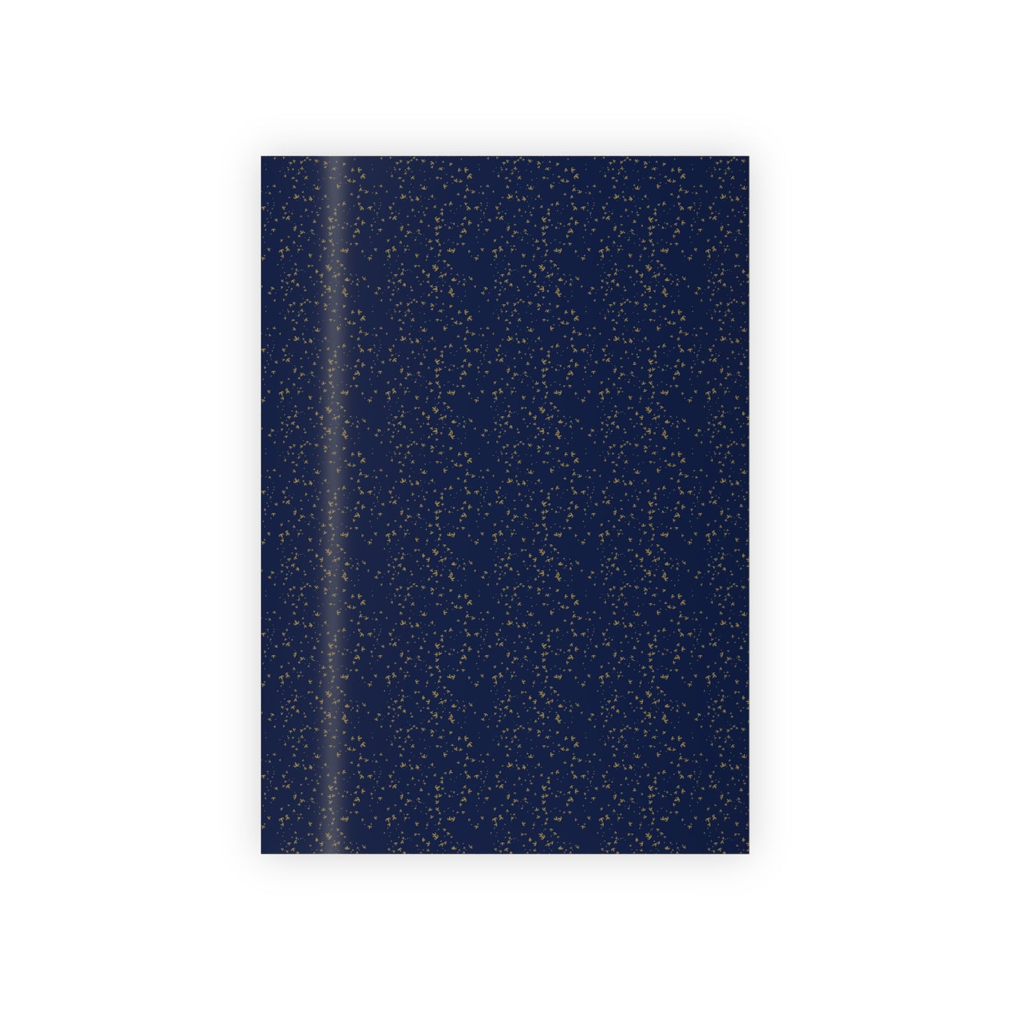 Wrapping Paper - "EOD Mixed Badges" (Gold on Dark Blue)