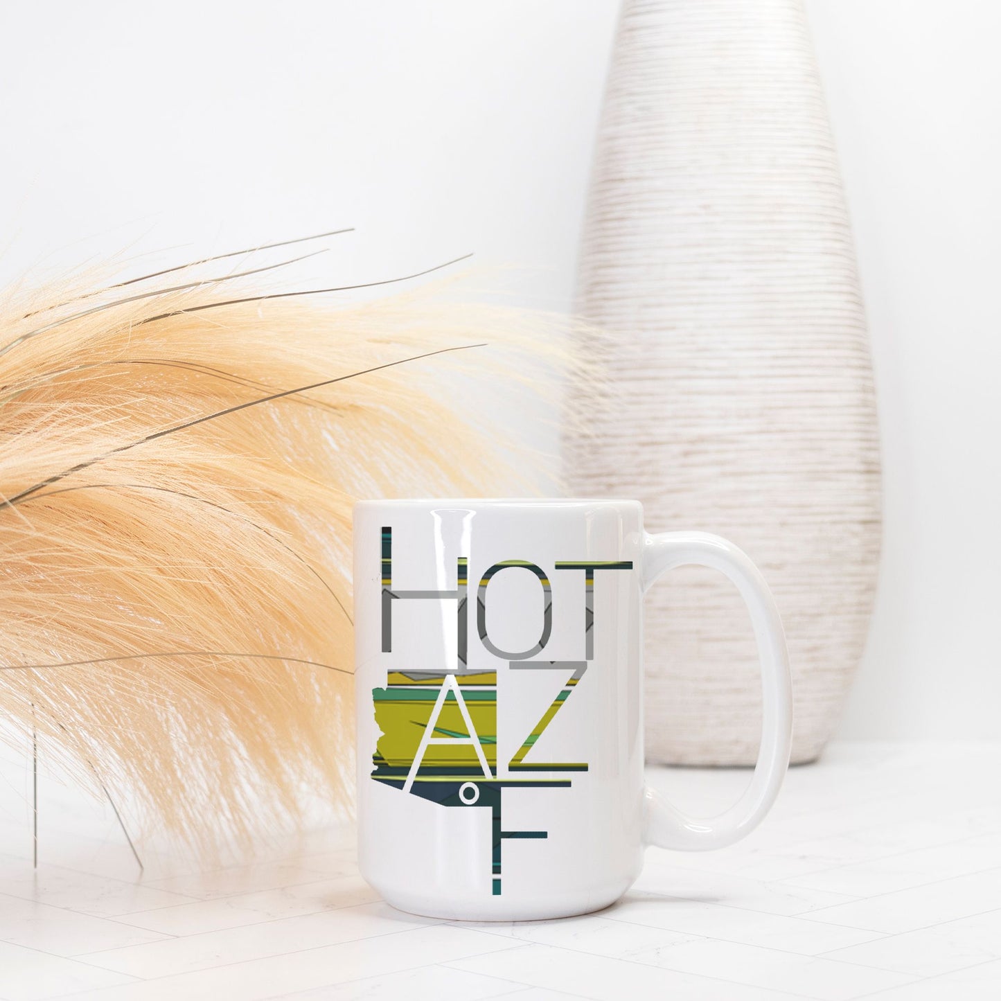 Mug - "Hot AZ F" (Chartreuse)