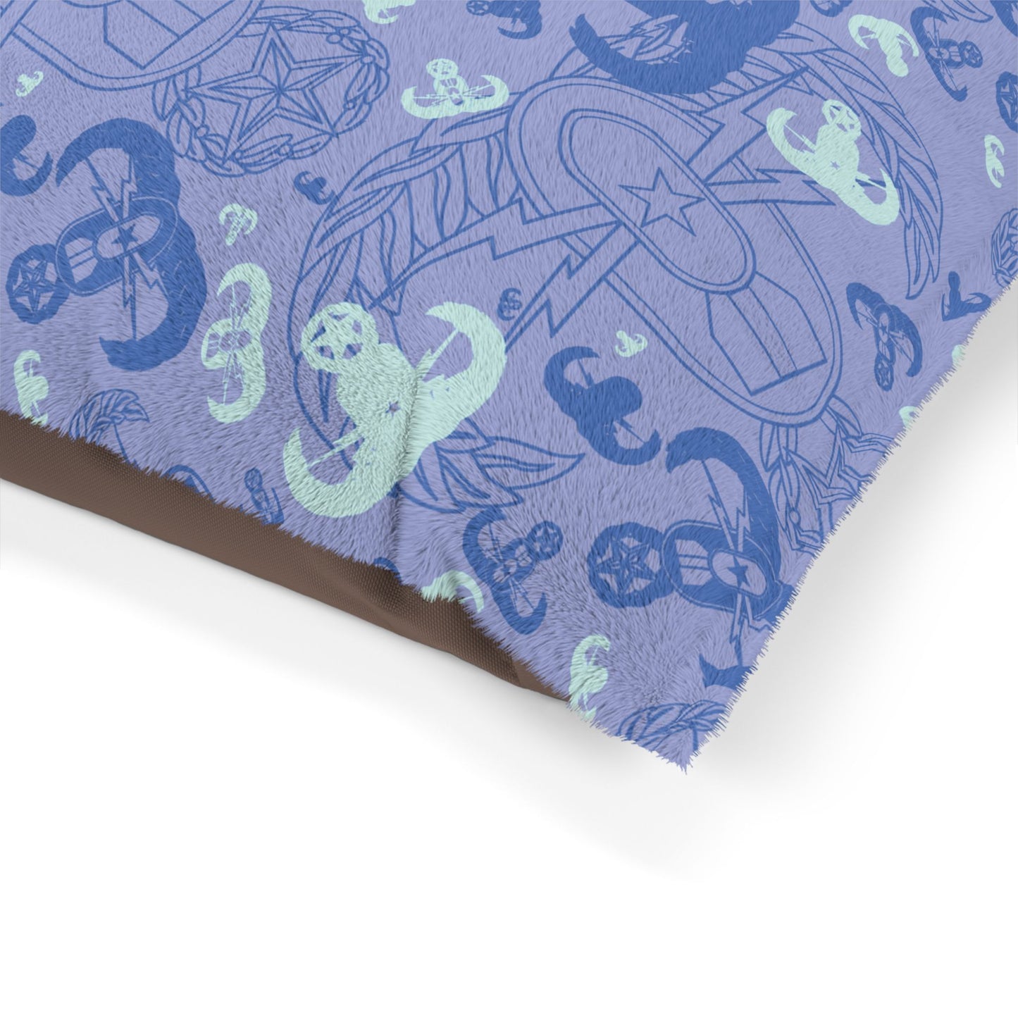 Pet Bed — "EOD Party" (Periwinkle)