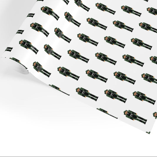 White fabric with black pattern on a white background