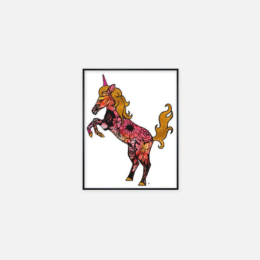 Print (11" x 14") - "Tatted Unicorn"
