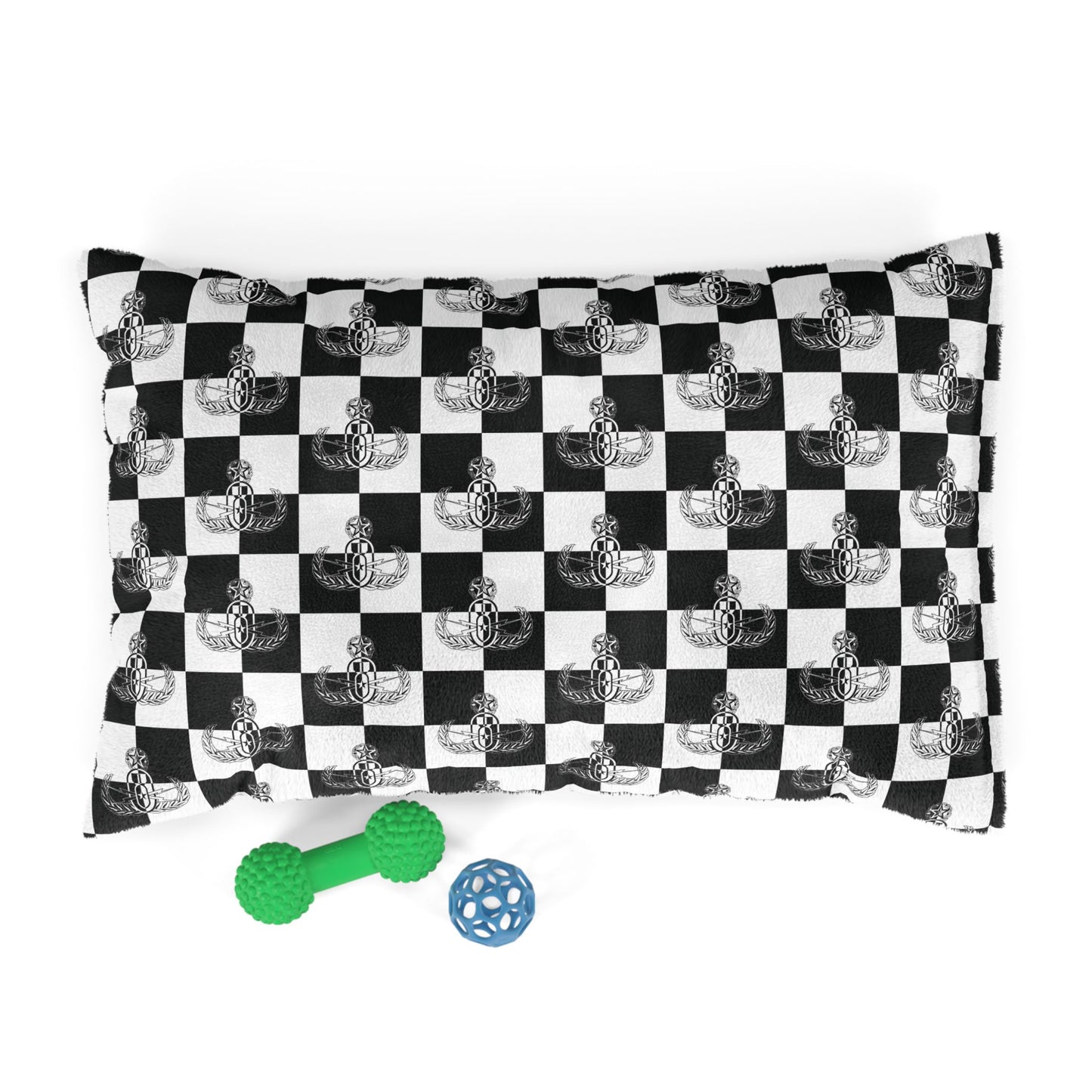Pet Bed — "EOD Checkered Flag"