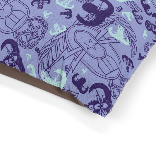 Pet Bed — "EOD Party" (Purple)